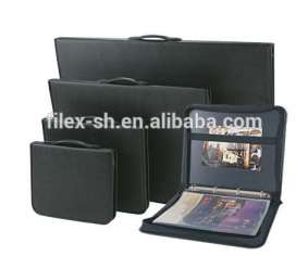 High Quality Art Portfolio Case for artist with handle presentation folders a4 with case